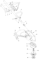 Page B Diagram and Parts List for YM1500 41CDY15G901 Yard Man Trimmer